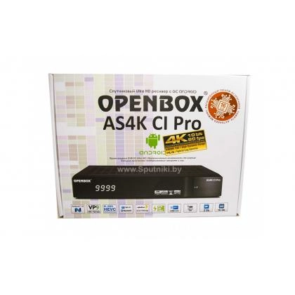 Спутниковый Android-ресивер Openbox AS4K CI Pro Ultra HD