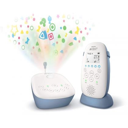 Philips Avent SCD735/00 radioenagasi (yulduzli osmon proyektorli tunchirog&lsquo;i bor)