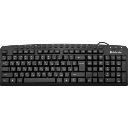 Defender HB-470 Black USB klaviaturasi - rasm №1 Defender HB-470 Black USB klaviaturasi