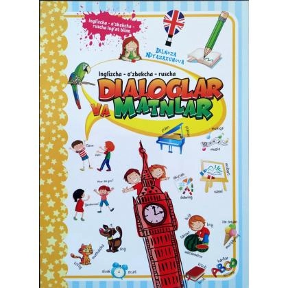 Инглизча-ўзбекча-русча диалоглар ва матнлар