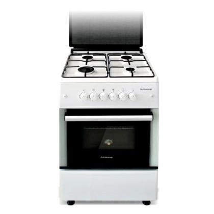 Газовая плита Femas BT60-21W/BR (Белая, Коричневая)