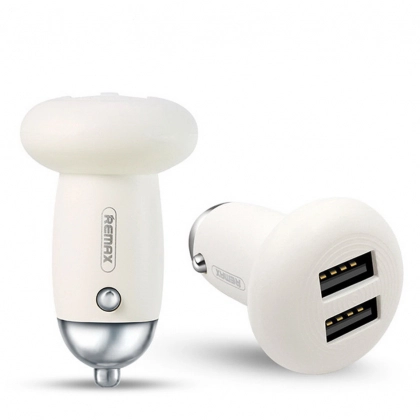 Remax Mushroom Head 2 USB (RCC210) avtomobilda smartfon quvvatlagichi - rasm №1 Remax Mushroom Head 2 USB (RCC210) avtomobilda smartfon quvvatlagichi