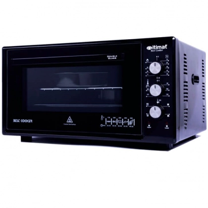 Itimat I-28DL 39L (ikki qavat shishali) Black mini-pechi - rasm №1 Itimat I-28DL 39L (ikki qavat shishali) Black mini-pechi