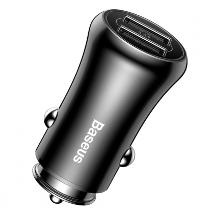 Baseus Dual-USB Car Charger 4.8A (CCALL-GB01) avtomobilda smartfon quvvatlagichi