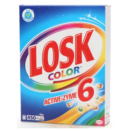 LOSK Active-Zyme 6 Color (avtomat) 450 gr kir yuvish kukuni