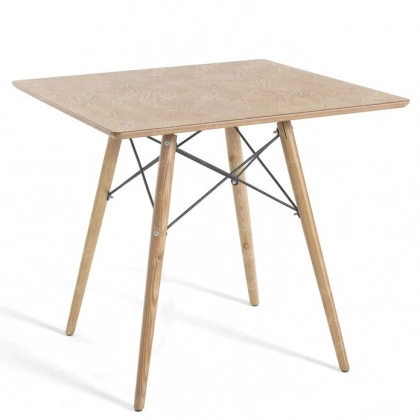 Стол кухонный шпонированный 80х80