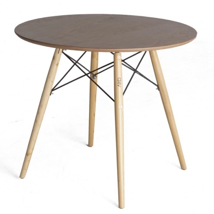 Стол кухонный шпонированный Д90