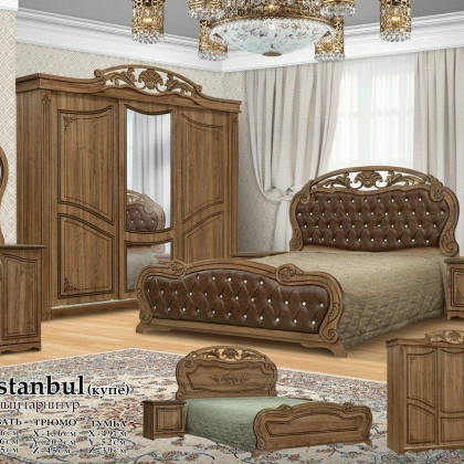"Model 5520 istanbul kupe" yotoqxona mebeli