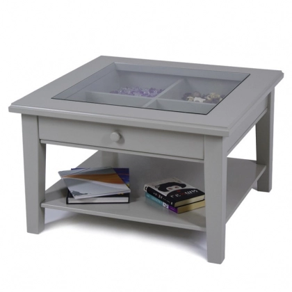 Стол квад.с стеклом Mirage