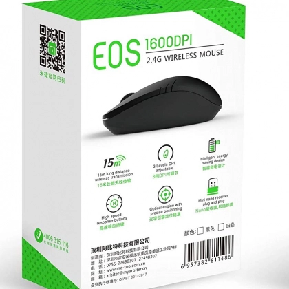MeeToo EOS16000DPI USB (simsiz) sichqonchasi