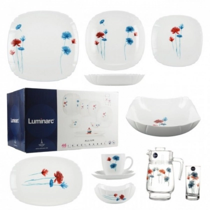 Столовый сервиз Allium 46 предметов, 6 персон от Luminarc