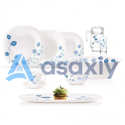 Столовый сервиз Misty Blue 46 предметов, 6 персон от Luminarc