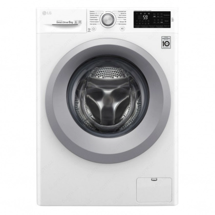 LG F2J5NS4W (Oq) (Bug‘ berish) 6 Kg kir yuvish mashinasi