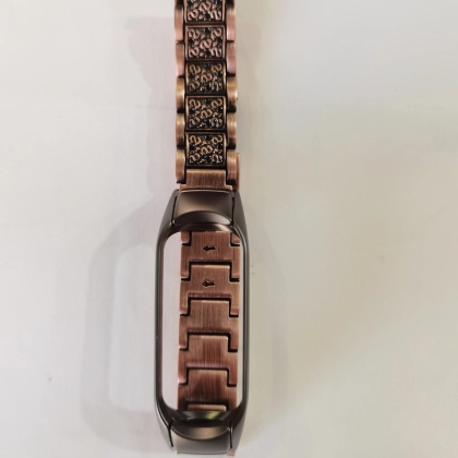 Xiaomi Mi Band 3 hamda Mi Band 4 (Gold) S uchun metall tasmacha