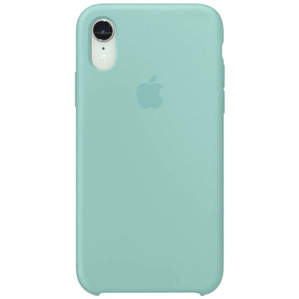 Чехол Silicone Case для iPhone XR лазурный