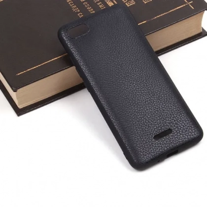 Чехол под кожу для Xiaomi Redmi 6A, черный