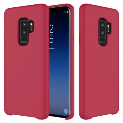 Чехол Silicone cover для Samsung Galaxy S9 Plus, сливовый