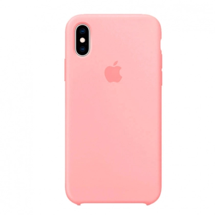 Чехол Silicone Case для iPhone XR, розовый - фото №1 Чехол Silicone Case для iPhone XR, розовый