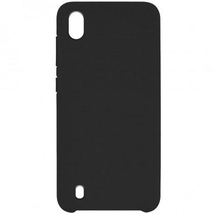 Samsung Galaxy A10 uchun Silicone cover g‘ilofi, qora 