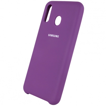 Samsung Galaxy A10 uchun Silicone cover g‘ilofi, olxo‘ri rangli 