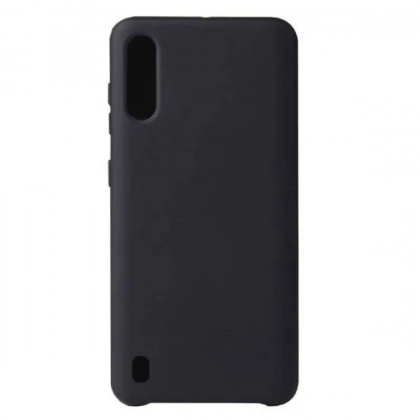 Чехол Silicone cover для Samsung Galaxy A01, черный
