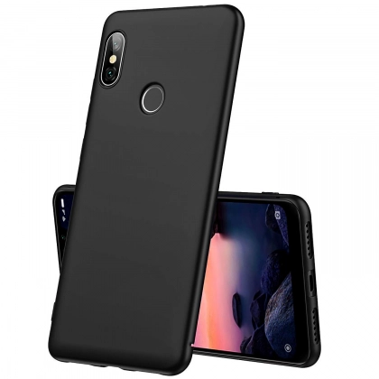 Xiaomi Redmi Note 6 Pro uchun charmsimon g‘ilof, qora