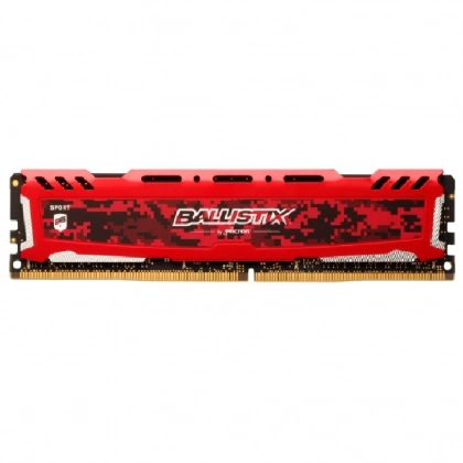 Оперативная память Crucial DDR4 8GB 3000mhz Ballistix Sport LT Red CL16 AES