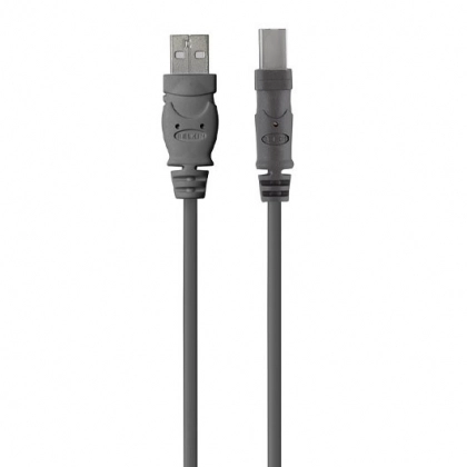 Кабель Belkin USB 2.0 (AM/BM) DSTP, Premium Printer Cable 1.8m, Black (F3U154bt1.8M)