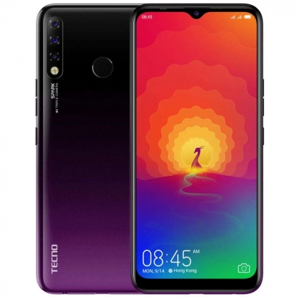 Смартфон TECNO Spark 4 Vacation Blue, Royal Purple
