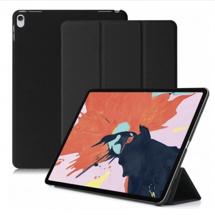iPad Pro 12.9 2018 uchun kitobcha shaklidagi g‘ilof (qora)