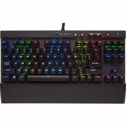 Corsair Gaming K65 RGB Rapidfire Cherry MX Speed RGB Black USB klaviaturasi