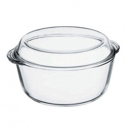 Форма для выпечки Pasabahce Borcam 59003, 2 л (круглая, жаропрочное стекло)