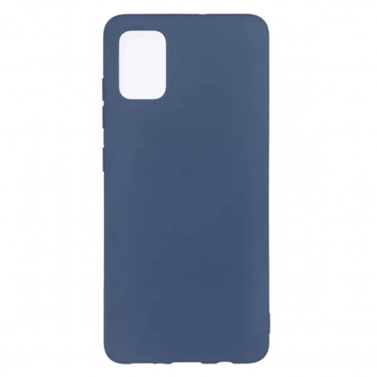  Samsung Galaxy A31 uchun Silicone cover g‘ilofi, to‘q ko‘k