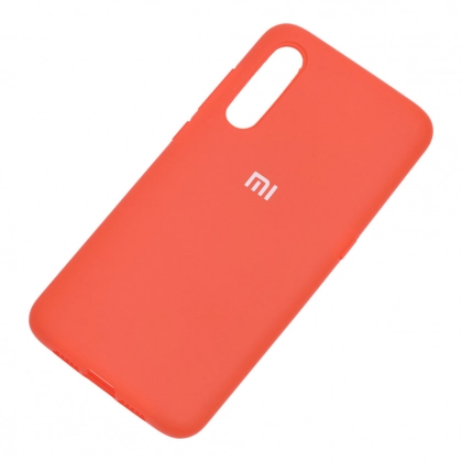 Чехол Silicone cover для Xiaomi Mi9 SE, оранжевый