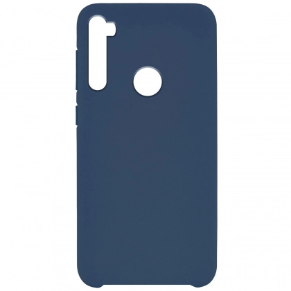 Xiaomi Redmi Note 8 uchun Silicone cover g‘ilofi, ko‘k