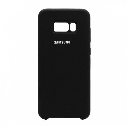 Samsung Galaxy S8 uchun Silicone cover g&lsquo;ilofi, qora