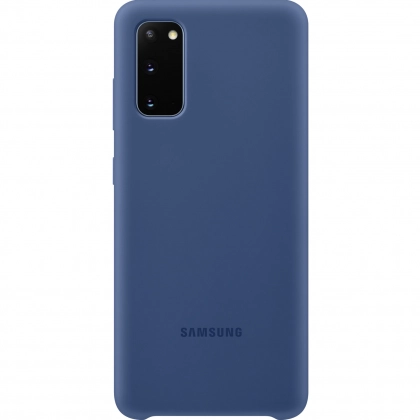 Samsung Galaxy A71 uchun Silicone cover g‘ilofi, to‘q ko‘k