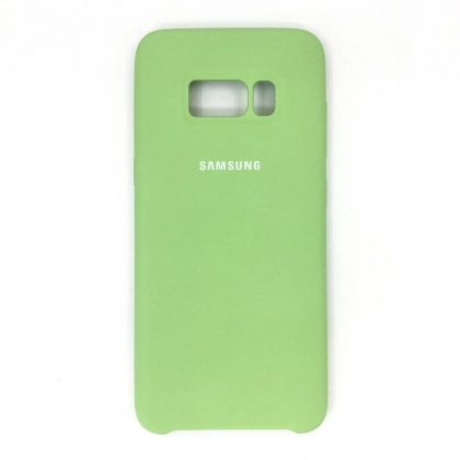 Samsung Galaxy S8 uchun Silicone cover g‘ilofi, yashil