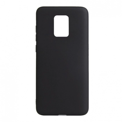 Чехол Silicone Cover для Xiaomi Redmi Note 9S / Note 9 Pro, черный