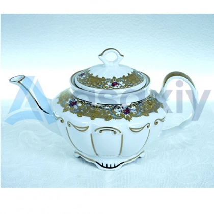 Чайник фарфоровый "Fiore" от Karosa 9 (23 см)