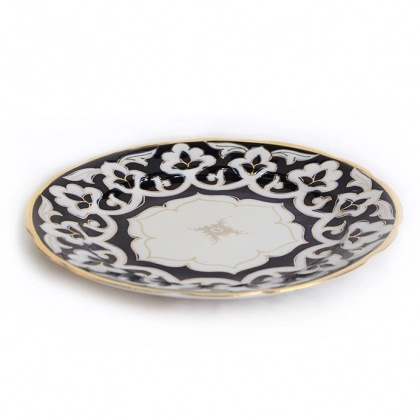 Тарелка с золотом 13 см "Пахтагул" от Wellmax