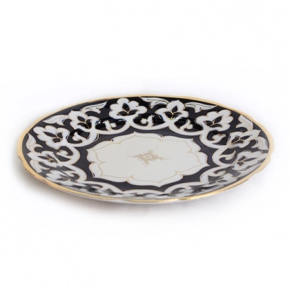 Тарелка с золотом 16 см "Пахтагул" от Wellmax