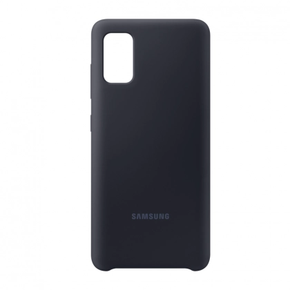 Samsung Galaxy A31 uchun Silicone cover g‘ilofi, qora