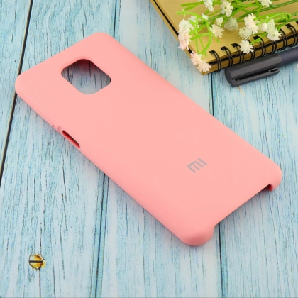 Чехол Silicone Cover для Xiaomi Redmi Note 9S / Note 9 Pro, розовый
