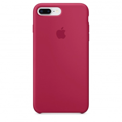 Чехол Silicone Case для iPhone 7/8, темно-малиновый