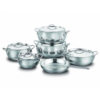 Tombik XL A1806 – 11 buyumli Korkmaz kastryullar to‘plami - rasm №1 Tombik XL A1806 – 11 buyumli Korkmaz kastryullar to‘plami