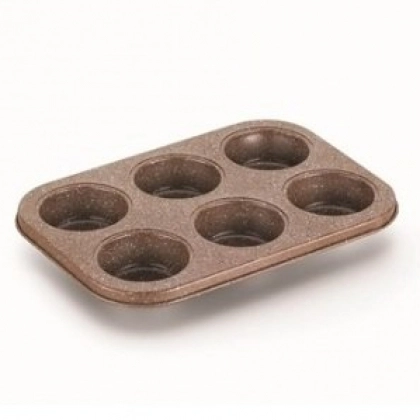 Форма для 6 маффинов  с гранитным покрытием Korkmaz A 651