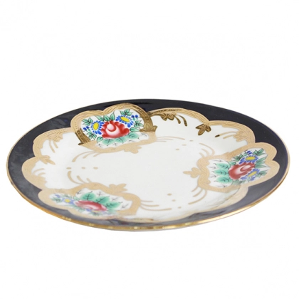 Тарелка с золотом 23,5 см "Пахтагул" от Wellmax