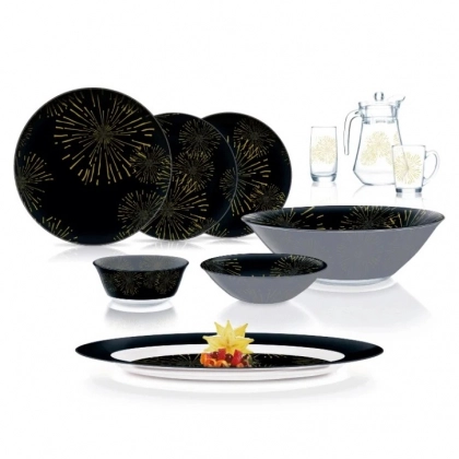 Столовый сервиз Luminarc Simply Nightfall Silver 46 пр.