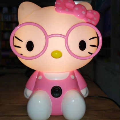 Розовые ночные светильники Hello Kitty для детской комнаты